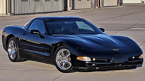 2002 Chevrolet Corvette 5.7L LS1 V8 Automatic Targa Top Low Miles Black