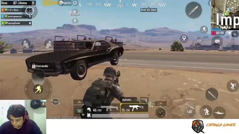 Gravação da Live jogando PUBG Mobile