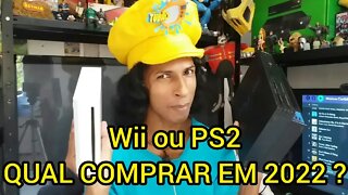 NINTENDO Wii ou PLAYSTATION 2 - QUAL COMPRAR EM 2022 ?