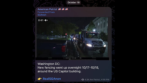 Washington DC: New fencing went up overnight 10/17-10/18, around the US Capitol building.