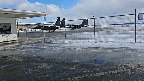 Fighter jets in Gander airport nl.