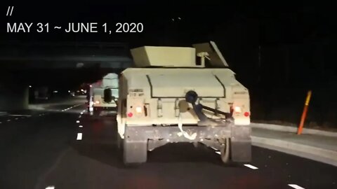 NCNG Civil Unrest Raleigh Area: North Carolina National Guard, May 31-June 1, 2020