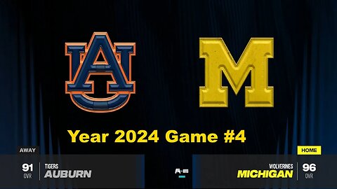 CFB 24 Auburn Tigers Vs Michigan Wolverines Year 2024