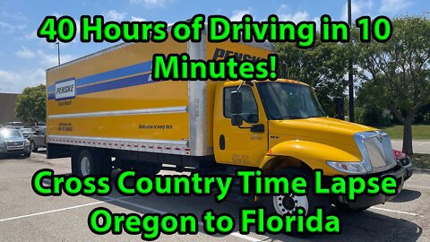 From Oregon to Florida in 10 Minutes - Cross Country Time Lapse