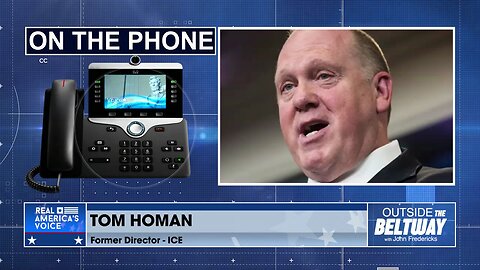 Tom Homan: Border Invasion DEMS Sacrifice Kids Drug Deaths For Future Votes, Power