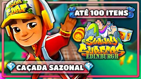 Subway Surfers Edimburgo | Caçada Sazonal até 100 Itens