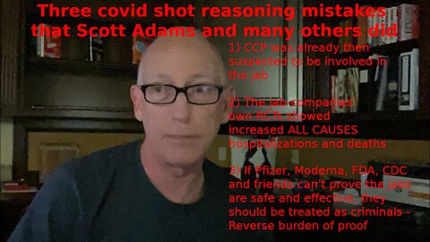 How you think better than Scott Adams, and what we can learn from him. Potassium tip!