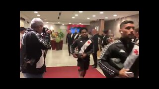 Vasco chegando a Arena Condá para enfrentar a Chapecoense