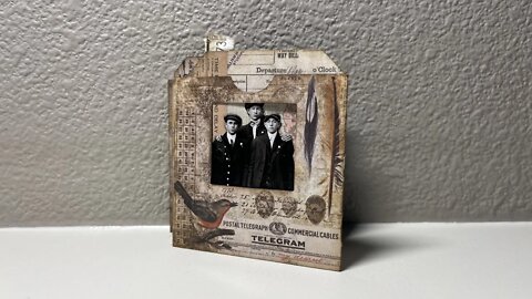 Tim Holtz Paper Frames Mini Hinge Journal Part #2