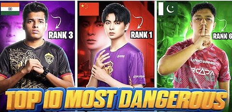 TOP 10 MOST DANGEROUS PLAYERS IN PAKISTAN PUBG 🤯