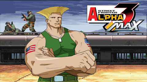 Street Fighter Alpha 3 Max [PSP] - Guile Gameplay (Expert Mode)