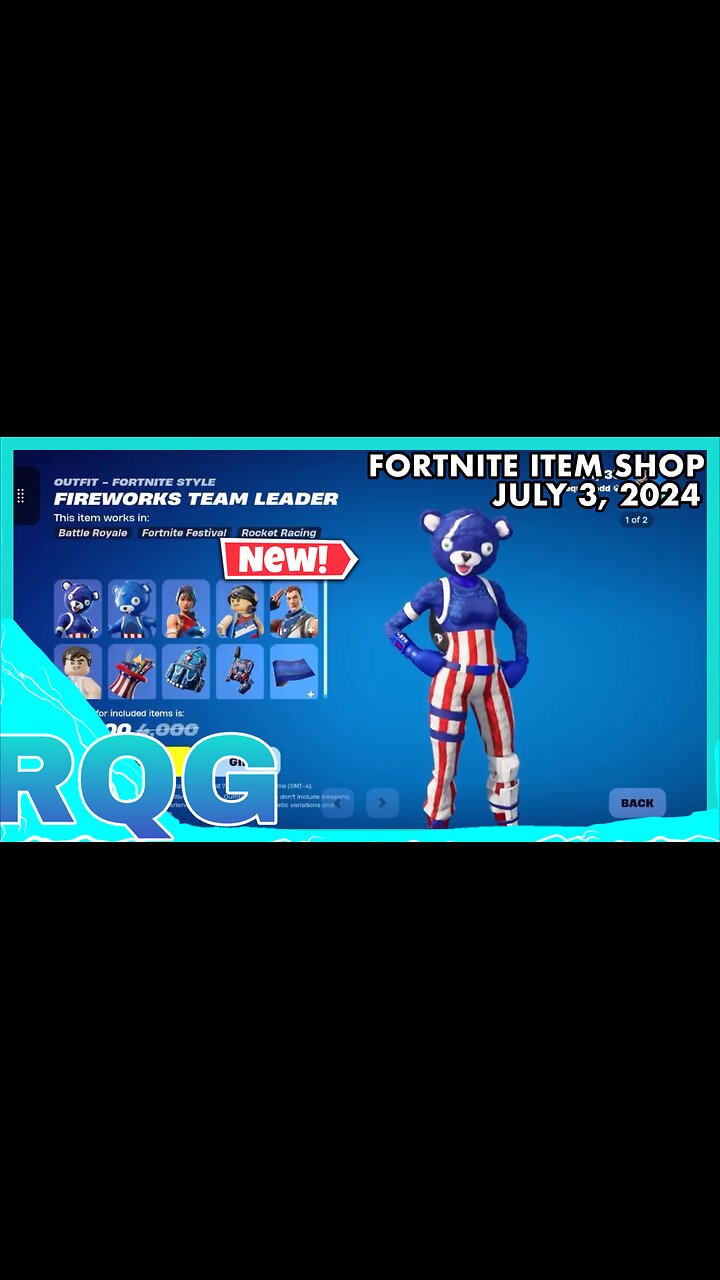 fornmite 4th of july skins