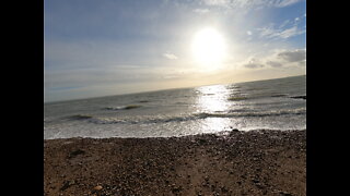 Coffee time to my subscribers. On a beach.