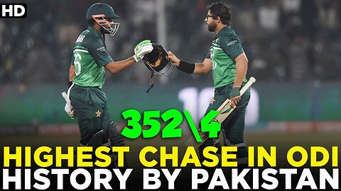 Highest Chase in ODI History by Pakistan against Australia