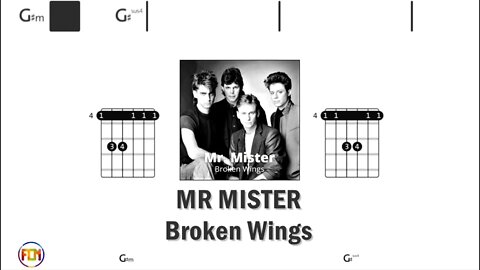 MR MISTER Broken Wings - Guitar Chords & Lyrics HD