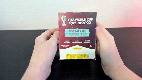 2022 World Cup soccer sticker pack opening