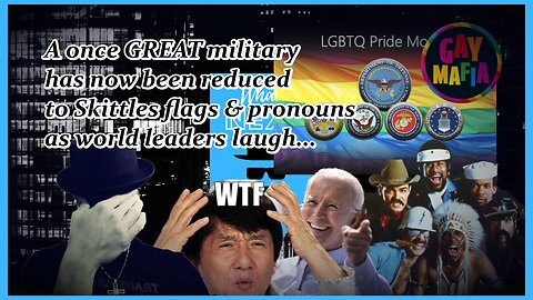 BIDEN'S ARMY...SKITTLES FLAGS & PRONOUNS...