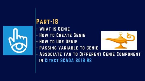 Part-18 | Genie Concept | Create Genie | Citect SCADA 2018 R2 |