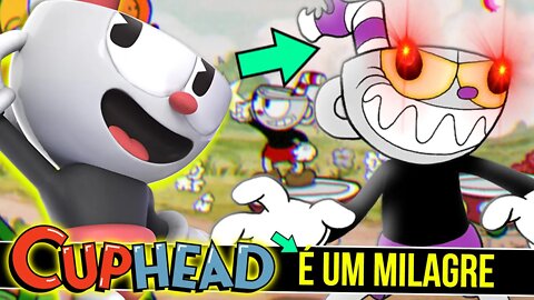 Cuphead é o MELHOR jogo 2D Ja feito ?! | Cuphead #shorts