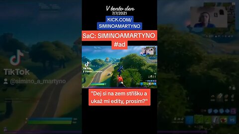 Jsi lepší HRÁČ, než MARTÝNO!? #funny #shorts #viral #fortnite