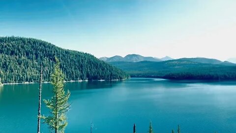 Hungry Horse Lake Montana.