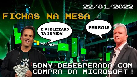 Fichas Na Mesa (22/01/2022) - Microsoft compra Blizzard, Sony com medo de perder COD e mais!