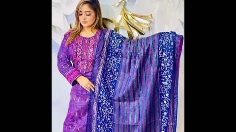 New Collection Pakistani Original Bin Saeed Unstitch 3P. Order link 👇🏻 Azwa Call 01625-826242