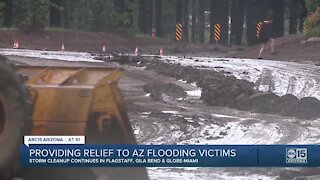 Storm cleanup continues in Flagstaff, Gila Bend and Globe-Miami