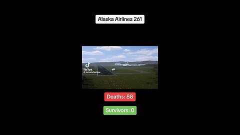 Airplane crashing - Alaska airlines 261