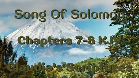 The Bible Series Bible Book Song Of Solomon Chapters 7-8 Audio