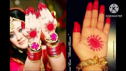 New Bangali style mehndi designs/beautiful Bangali mehndi design/simple Bangali mehndi design 😍#2023