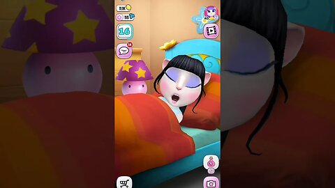 😴😴Angela Is Sleeping #496 | My Talking Angela 2 | #shorts #funwithangela 🤣😂