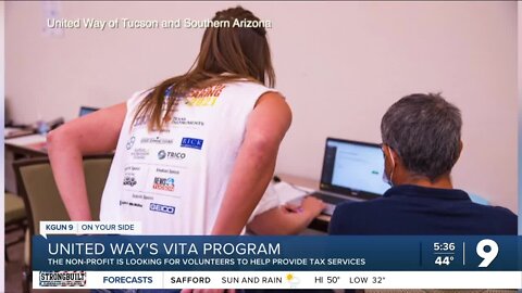 United Way of Tucson and Southern Arizona seeks volunteers for its free tax return preparation program