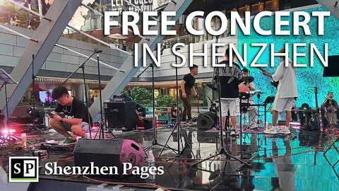 Free concert at MixC Qianhai economic zone in Shenzhen