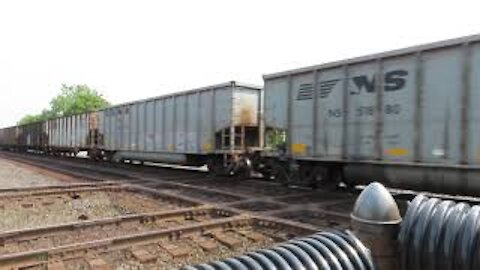 Norfolk Southern Empty Coal Train from Marion, Ohio July 24, 2021