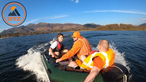 Testing Our New 15hp Yamaha Outboard Engine - Derwent Water, The Lake District