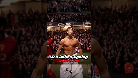 The BEST start to a football career ?? #ronaldo #cristianoronaldo #manunited #football