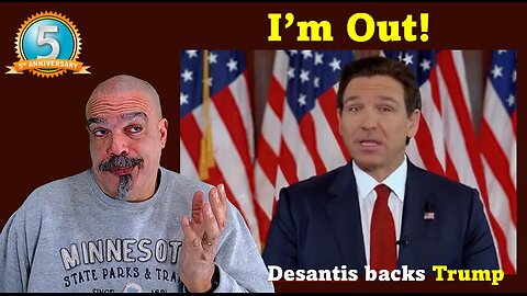 The Morning Knight LIVE! No. 1211- “I’m OUT!” Desantis backs Trump