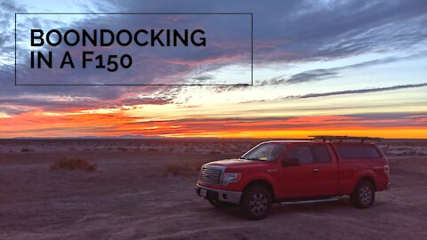 Typical day boondocking in the Salt Flats