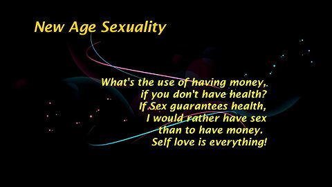 Sexuality - Video Thoughts