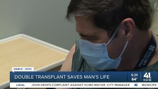 Saint Luke's patient ready for 2nd chance at life after double transplant