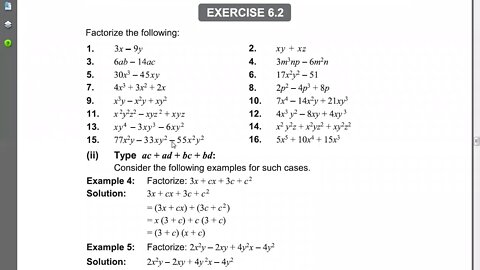 Class 8th Math Ex6 2 Part2