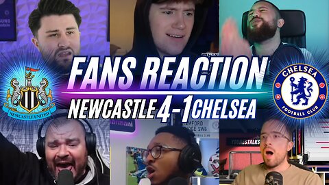 PREMIER LEAGUE FANS REACTION TO NEWCASTLE 4-1 CHELSEA | PREMIER LEAGUE