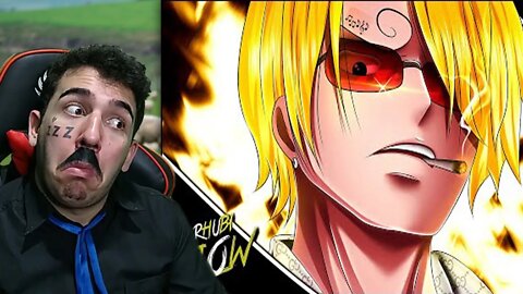 PASTOR REACT Rap do Vinsmoke Sanji (One Piece) - PERNA NEGRA | RhubiFlow