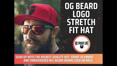 OG BEARD LOGO STRETCH FIT HAT