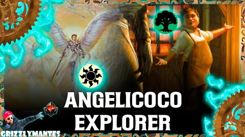 🟢⚪ANGELICOCO⚪🟢|| Streets of New Capenna || [MTG Arena] Bo1 Green White Aggro Explorer Deck