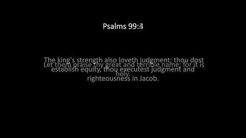 Psalms Chapter 99