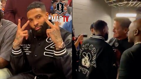 Odell Beckham Got Mavs Fan Chanting OBJ After Spotting Him With 2 Dallas Cowboys Players! 🏈