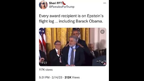 Everyone on this video has gone to Epstein island to molest children including Obama