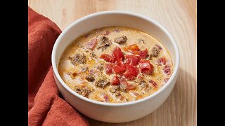 Creamy Keto Taco Soup with Ground Beef